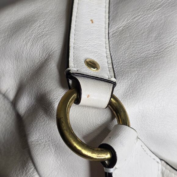 Coach Campbell Large Hobo White Leather F24686 - Picture 14 of 15